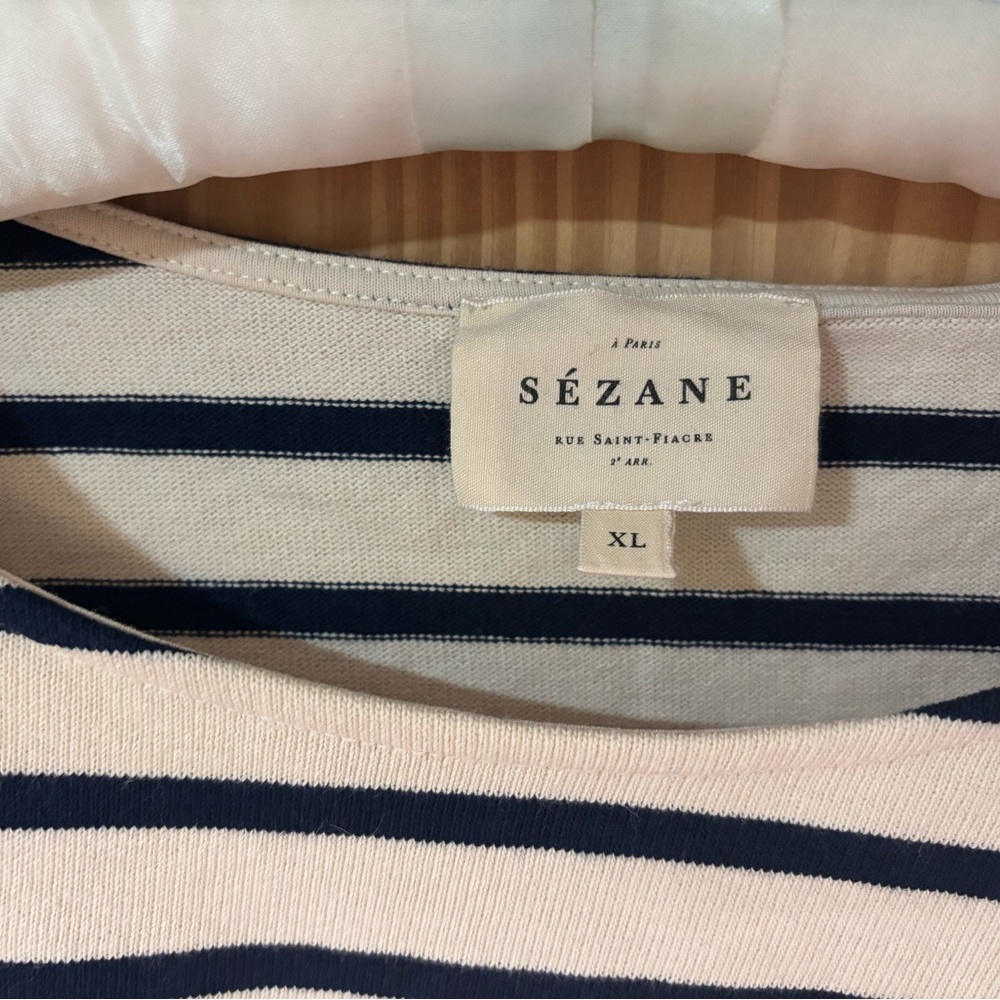 Sézane striped long sleeve shirt - Picture 3 of 4
